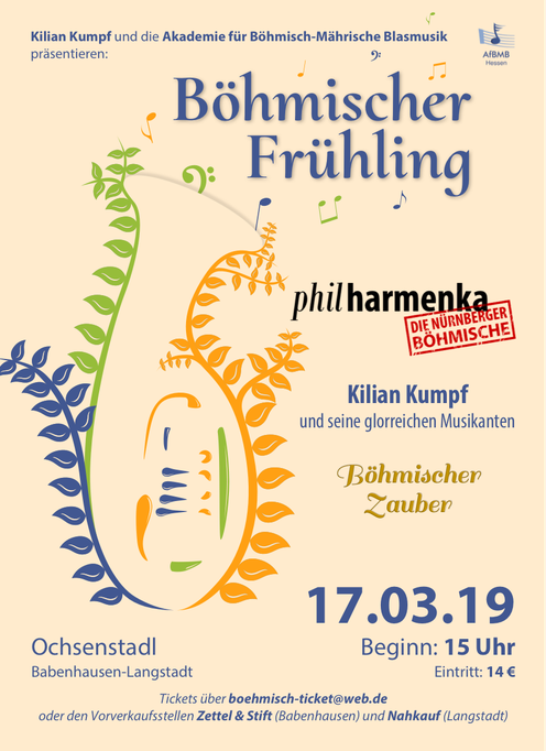 AfBMB Böhmischer Frühling Plakat